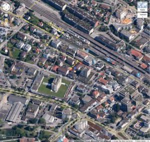 Wegbeschrieb TZ5 GELB P+R : ROT ÖV